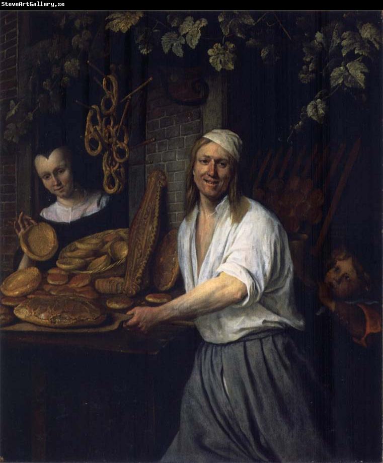Jan Steen The Leiden Baker Arent Oostwaard and his wife Catharina Keizerswaard